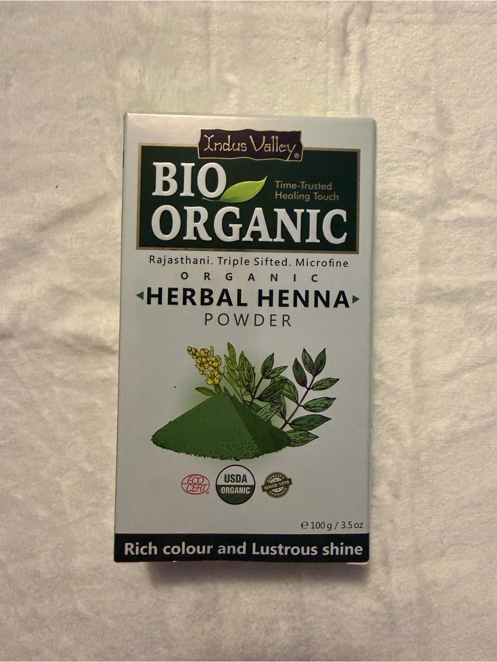 Bio Organic Herbal Henna Powder (100g), 100% Pure Henna Hair Colour